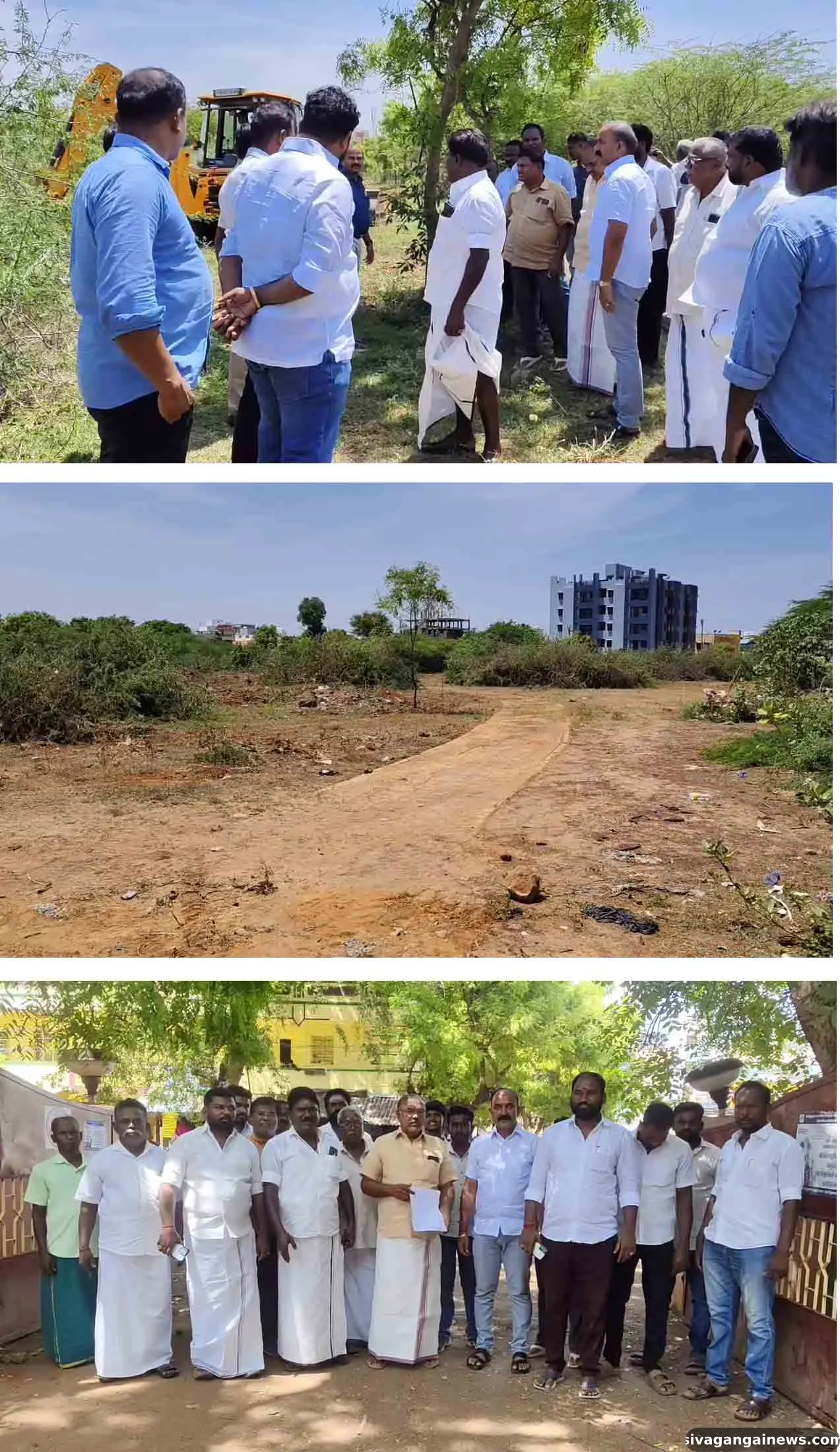 காரைக்குடியில்100 கோடி மதிப்புள்ள கோவில் இடத்தை ஆக்கிரமித்து விற்க முயற்சி என புகார்