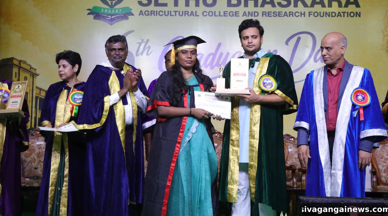 சேது பாஸ்கரா வேளாண்மைக் கல்லூரி பட்டமளிப்பு விழா;