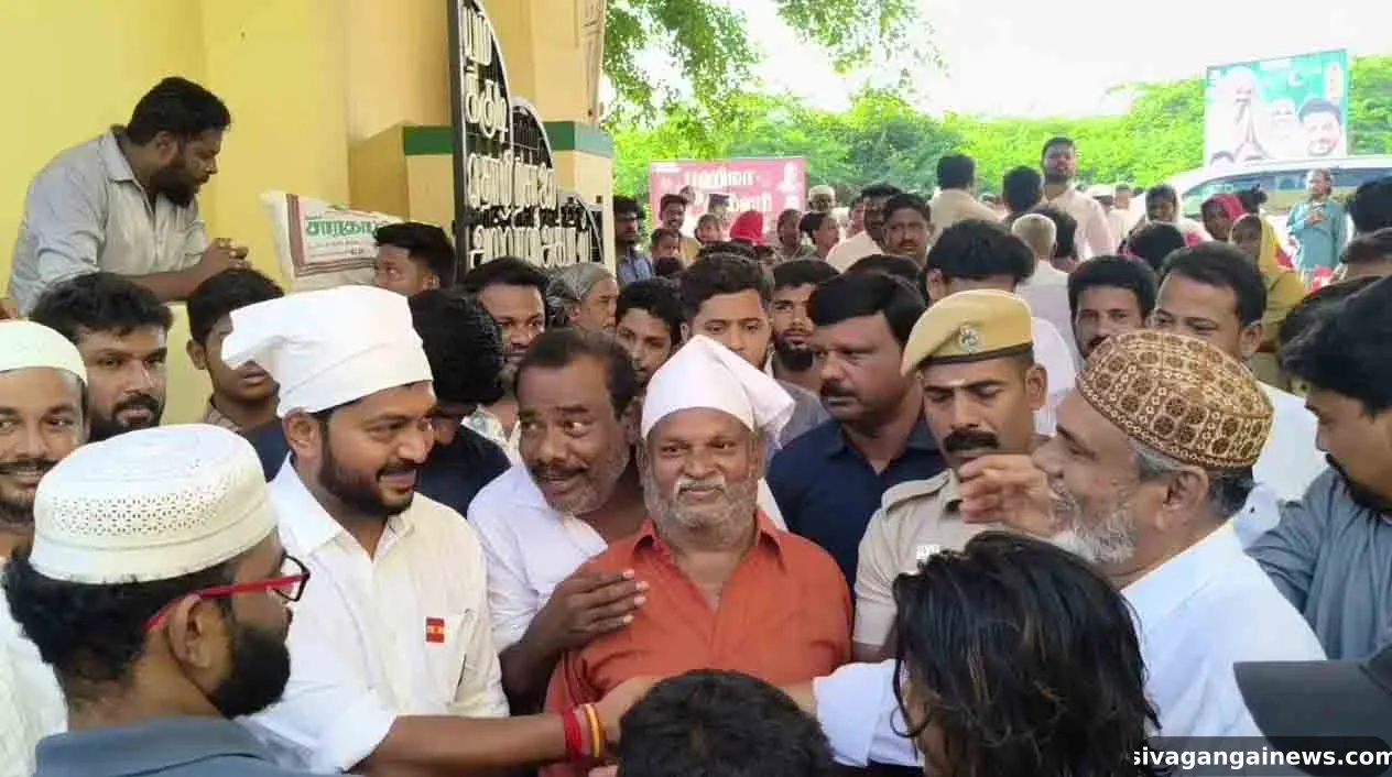 பக்ரீத் தொழுகை அமைச்சர் பிரபு நன்றி தெரிவித்தார்